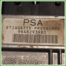 Centralina Motore Iniezione ECU SAGEM 21647626-0 CITROEN C3 1a Serie 1.4 54kw 1939GL 2002 2005