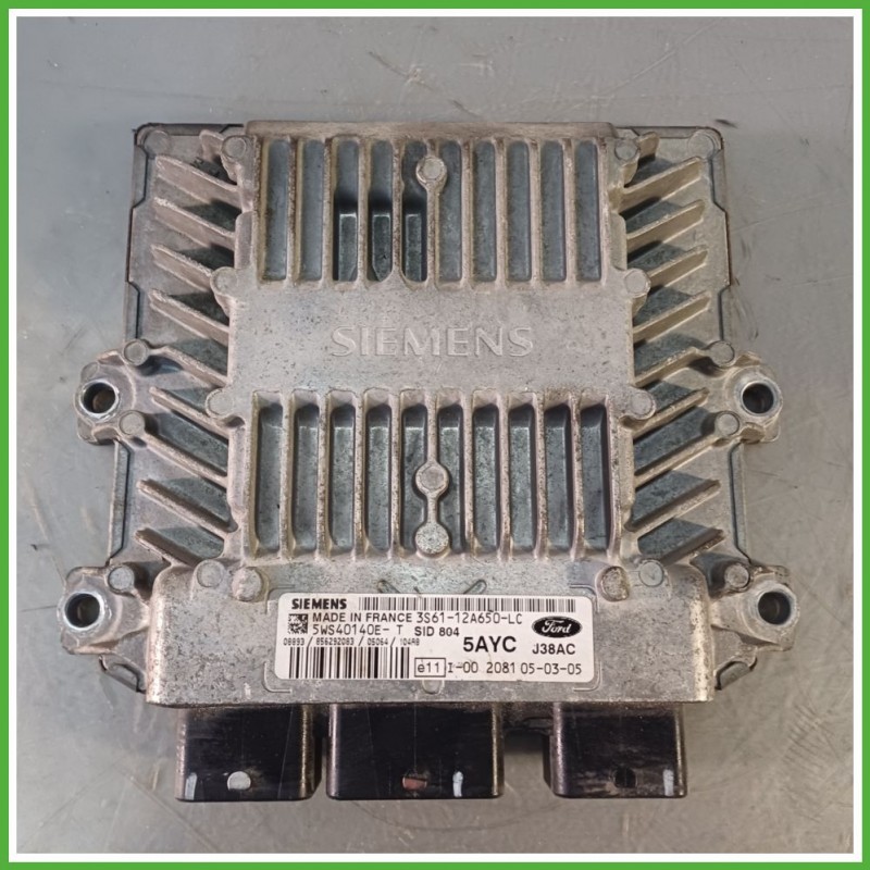 Centralina Motore Iniezione ECU SIEMENS 5WS4014EE-T FORD FIESTA CBK 1.4 50kw 1303232 2002 2005