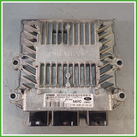 Centralina Motore Iniezione ECU SIEMENS 5WS4014EE-T FORD FIESTA CBK 1.4 50kw 1303232 2002 2005