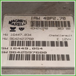 Centralina Motore Iniezione ECU MAGNETI MARELLI IAW48P2.70 PEUGEOT 206 1.1 44kw 1929RC 1998 2009