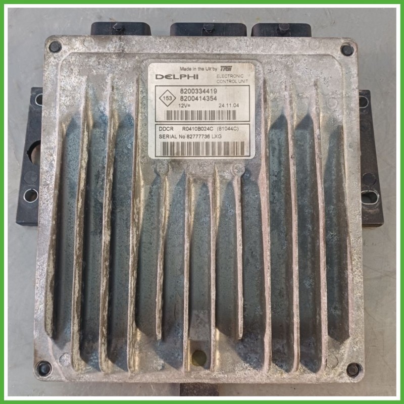 Centralina Motore Iniezione ECU DELPHI R040B024C RENAULT SCENIC 2a Serie 1.5 dCi 74kw 7711497052 2003 2009