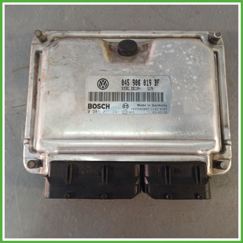 Centralina Motore Iniezione ECU BOSCH 0281011241 VOLKSWAGEN POLO 9N 1.4 TDI 55kw 045906019BF 2001 2005
