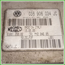 Centralina Motore Iniezione ECU MAGNETI MARELLI IAW4TV.JC VOLKSWAGEN POLO 9N 1.4 16V 55kw 036906034JC 2005 2009