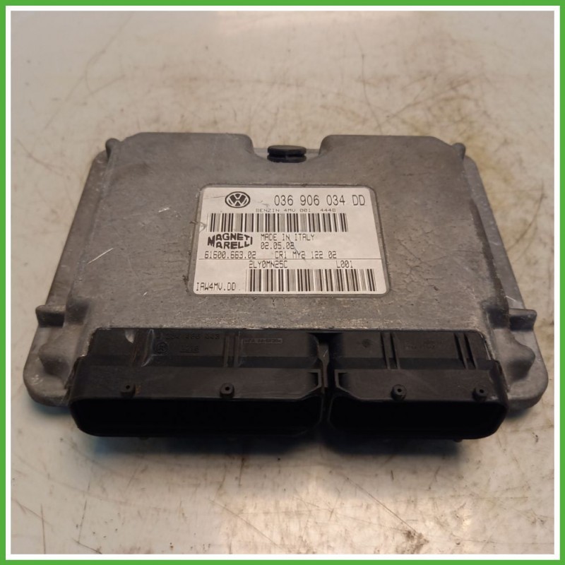 Centralina Motore Iniezione ECU MAGNETI MARELLI IAW4MV.DD VOLKSWAGEN POLO 9N 1.4 16V 55kw 036906034DD 2001 2005