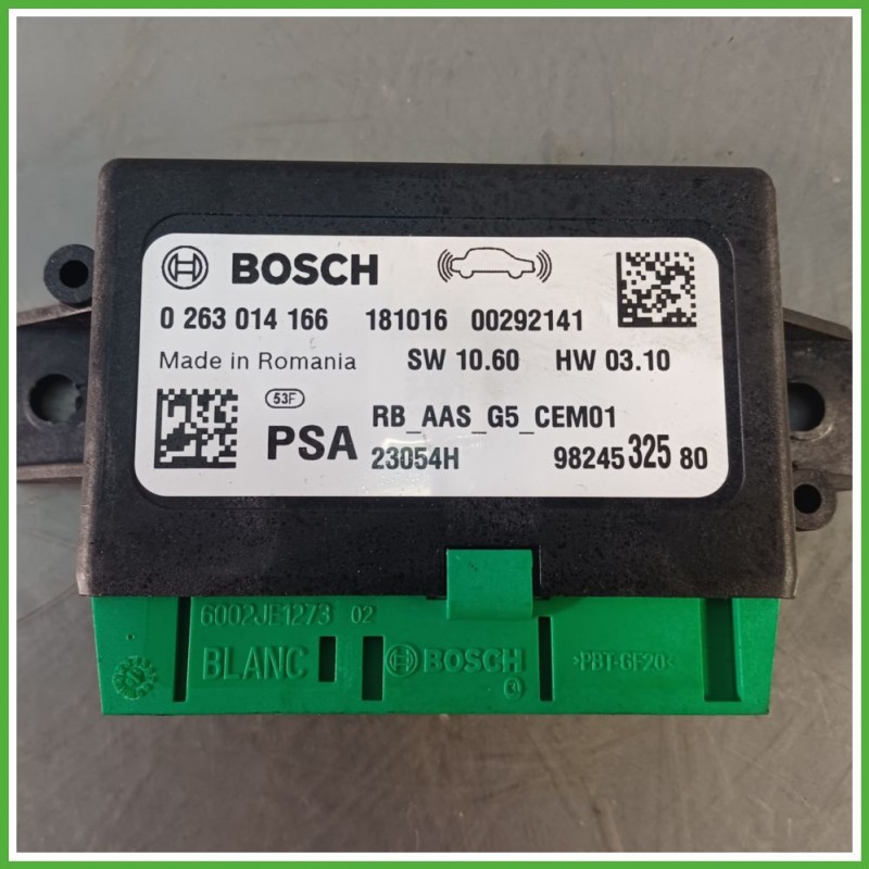 Centralina Parcheggio Assistito BOSCH 0263014166 OPEL CROSSLAND X P17 1.5 9824532580 2017 2018