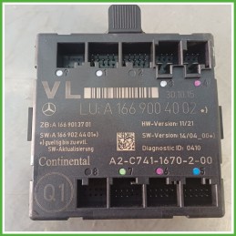 Centralina Confort Abitacolo CONTINENTAL A2-C741-1670-2-00 MERCEDES-BENZ Classe GLA X156 A1669004002 2014 2017