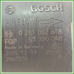 Debimetro Misuratore Massa Aria BOSCH 0281002618 SUZUKI SX4 1.9 1380079J50000 2006 2011