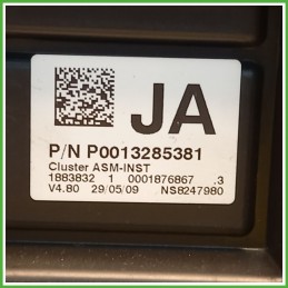 Quadro strumenti contachilometri tachimetro JOHNSON CONTROLS NS8247980 OPEL CORSA S07 1.3 16V 13285381