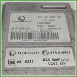 Centralina Motore Iniezione ECU LANDI RENZO 616643000 FIAT BRAVO 3L 1.4 16V 66kw FI20204G34 2007 2010