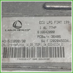 Centralina Motore Iniezione ECU LANDI RENZO 616642000 FIAT GRANDE PUNTO 4C 1.4 57kw 616642000 2008 2011