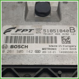 Centralina Motore Iniezione ECU BOSCH 0261S05142 ALFA ROMEO MiTo X6 1.4 Turbo 88kw 71754623 2008 2011