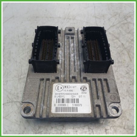 Centralina Motore Iniezione ECU MAGNETI MARELLI IAW5SF8.P2 FIAT PUNTO EVO 3J 1.4 57kw 51868979 2009 2013