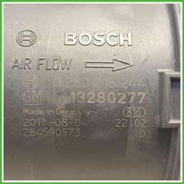 Debimetro Misuratore Massa Aria BOSCH 0280218244 OPEL ZAFIRA A05 1.6 16V Turbo 836177 2005 2010