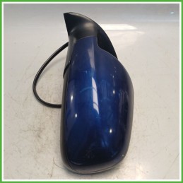 Specchio Specchietto Retrovisore Sinistro SX BLU PEUGEOT 307 2001 2006 FICOSA FICOMIRRORS Originale Usato