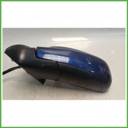 Specchio Specchietto Retrovisore Sinistro SX BLU PEUGEOT 307 2001 2006 FICOSA FICOMIRRORS Originale Usato