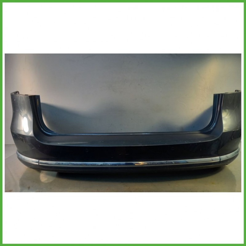Paraurti Posteriore VOLKSWAGEN PASSAT 36 Station Wagon GRIGIO SCURO C9 K7X 3AE807417QGRU 2010 2014 Originale Usato