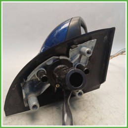 Specchio Specchietto Retrovisore Destro DX BLU PEUGEOT 307 2001 2006 FICOSA FICOMIRRORS Originale Usato