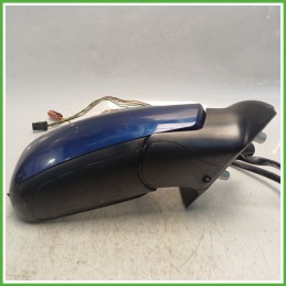 Specchio Specchietto Retrovisore Destro DX BLU PEUGEOT 307 2001 2006 FICOSA FICOMIRRORS Originale Usato