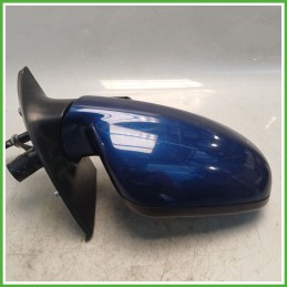 Specchio Specchietto Retrovisore Destro DX BLU PEUGEOT 307 2001 2006 FICOSA FICOMIRRORS Originale Usato