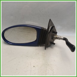 Specchio Specchietto Retrovisore Sinistro SX BLU FIAT SEICENTO 1E 1998 2005 MAGNETI MARELLI Originale Usato