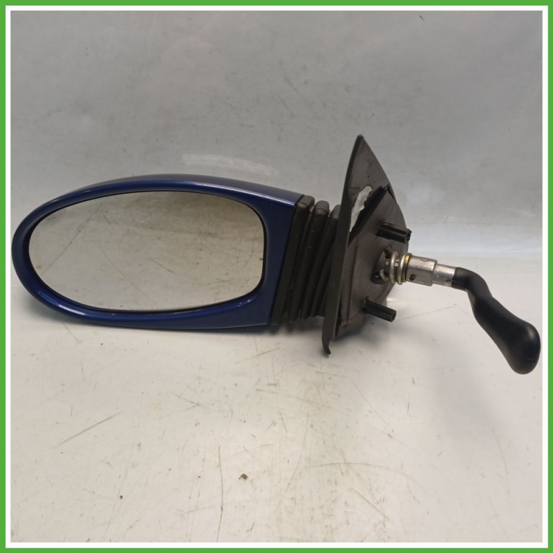 Specchio Specchietto Retrovisore Sinistro SX BLU FIAT SEICENTO 1E 1998 2005 MAGNETI MARELLI Originale Usato