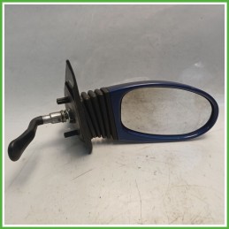 Specchio Specchietto Retrovisore Destro DX BLU FIAT SEICENTO 1E 1998 2005 MAGNETI MARELLI Originale Usato