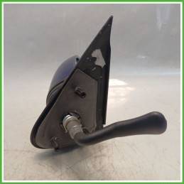 Specchio Specchietto Retrovisore Destro DX BLU FIAT SEICENTO 1E 1998 2005 MAGNETI MARELLI Originale Usato