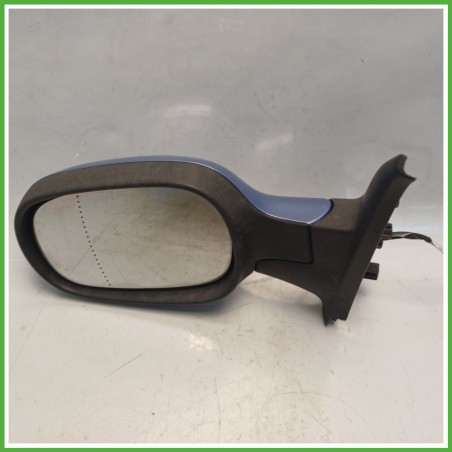 Specchio Specchietto Retrovisore Sinistro SX AZZURRO NISSAN MICRA K12E 2002 2009 SCHEFENACKER Originale Usato