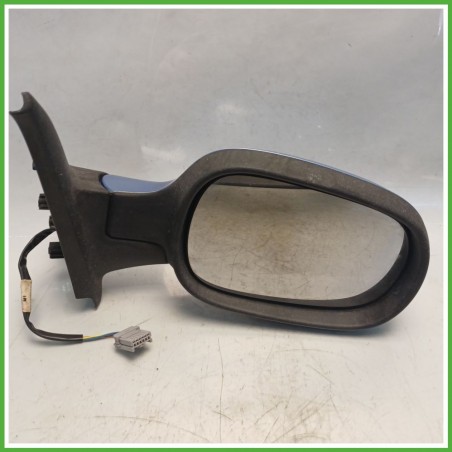 Specchio Specchietto Retrovisore Destro DX AZZURRO NISSAN MICRA K12E 2002 2009 SCHEFENACKER Originale Usato