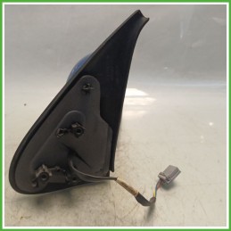 Specchio Specchietto Retrovisore Destro DX AZZURRO NISSAN MICRA K12E 2002 2009 SCHEFENACKER Originale Usato