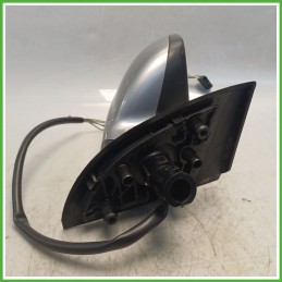 Specchio Specchietto Retrovisore Destro DX GRIGIO PEUGEOT 307 2001 2006 Originale Usato