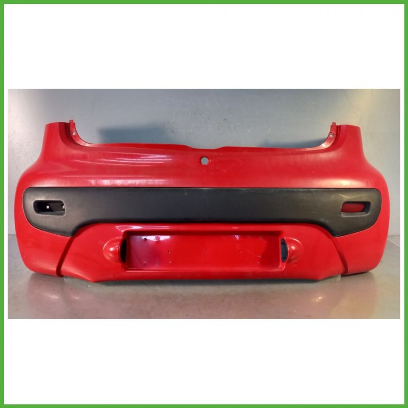 Paraurti Posteriore CITROEN C1 Berlina ROSSO KJH VERNICE ROSSA 3P0 7410Y8 2005 2014 Originale Usato