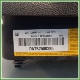 Airbag Guidatore Sinistro SX OPEL ZAFIRA A05 1.6 16V Turbo 13382222 2005 2010 AUTOLIV 601854900C