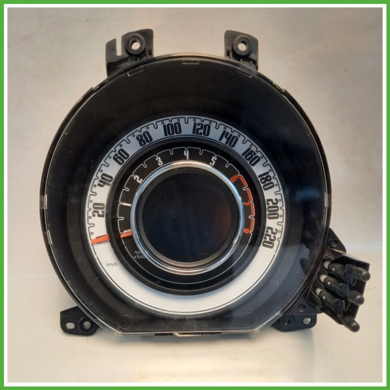 Quadro strumenti contachilometri tachimetro FIAT 500 3P 1.2 735590739
