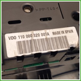Quadro strumenti contachilometri tachimetro VDO 110080320001A VOLKSWAGEN POLO 9N 1.4 16V 6Q0920842FX001