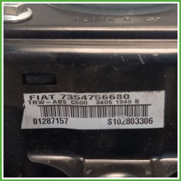 Airbag Guidatore Sinistro SX FIAT PUNTO 2U 1.2 8V 735475668 2003 2007 TRW 3405.1946B