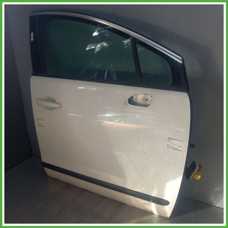 Porta Portiera Sportello Anteriore Destra DX EWP BIANCO BANCHISA PEUGEOT 3008 SUV 2009 2013 Originale Usato