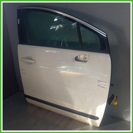 Porta Portiera Sportello Anteriore Destra DX EWP BIANCO BANCHISA PEUGEOT 3008 SUV 2009 2013 Originale Usato