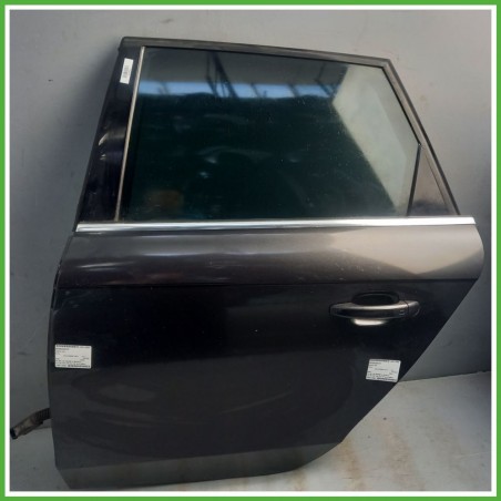 Porta Portiera Sportello Posteriore Sinistra SX NERO 1R Z7L AUDI A4 8K Station Wagon 2007 2013 Originale Usato