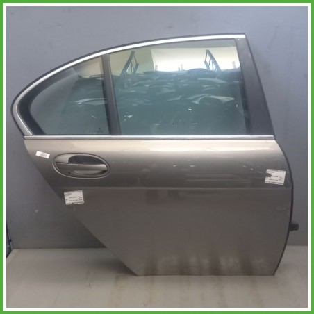 Porta Portiera Sportello Posteriore Destra DX GRIGIO SCURO STERLINGGRAU 472 BMW Serie 7 E65/E66 2001 2005 Originale Usato