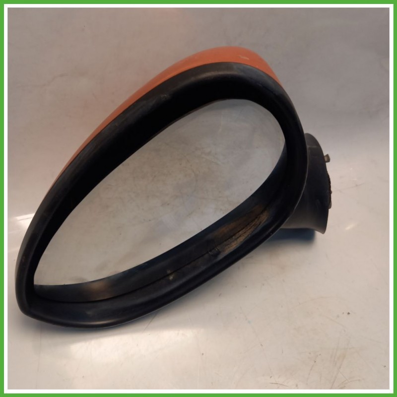 Specchio Specchietto Retrovisore Sinistro SX ARANCIONE FIAT GRANDE PUNTO 2Y 2005 2008 Originale Usato