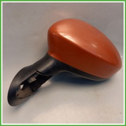 Specchio Specchietto Retrovisore Sinistro SX ARANCIONE FIAT GRANDE PUNTO 2Y 2005 2008 Originale Usato