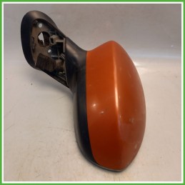 Specchio Specchietto Retrovisore Sinistro SX ARANCIONE FIAT GRANDE PUNTO 2Y 2005 2008 Originale Usato