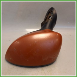 Specchio Specchietto Retrovisore Sinistro SX ARANCIONE FIAT GRANDE PUNTO 2Y 2005 2008 Originale Usato