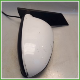 Specchio Specchietto Retrovisore Sinistro SX BIANCO GAZ OPEL ASTRA P10 2009 2015 SMR Originale Usato