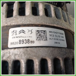 Alternatore DENSO MS1042119580 OPEL CROSSLAND X P17 9820893880