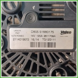 Alternatore VALEO TG12S111 FIAT 500L 73 51922437