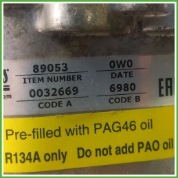 Compressore Clima AC Aria Condizionata NISSENS 89053 PEUGEOT 307 6453LF