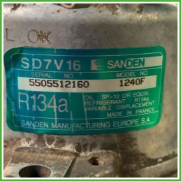 Compressore Clima AC Aria Condizionata SANDEN SD7V16 PEUGEOT 307 6453JN