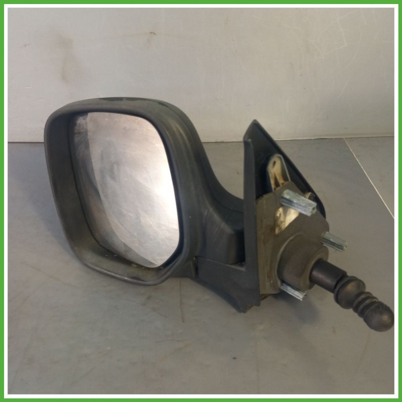 Specchio Specchietto Retrovisore Sinistro SX BIANCO PEUGEOT RANCH 1996 2002 Originale Usato